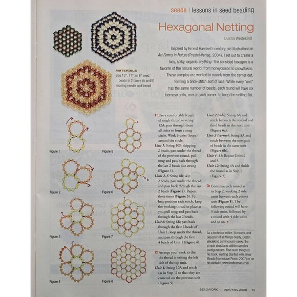 Beadwork Magazine April May 2008 Great Spring Bracelets - Picture 4 of 16